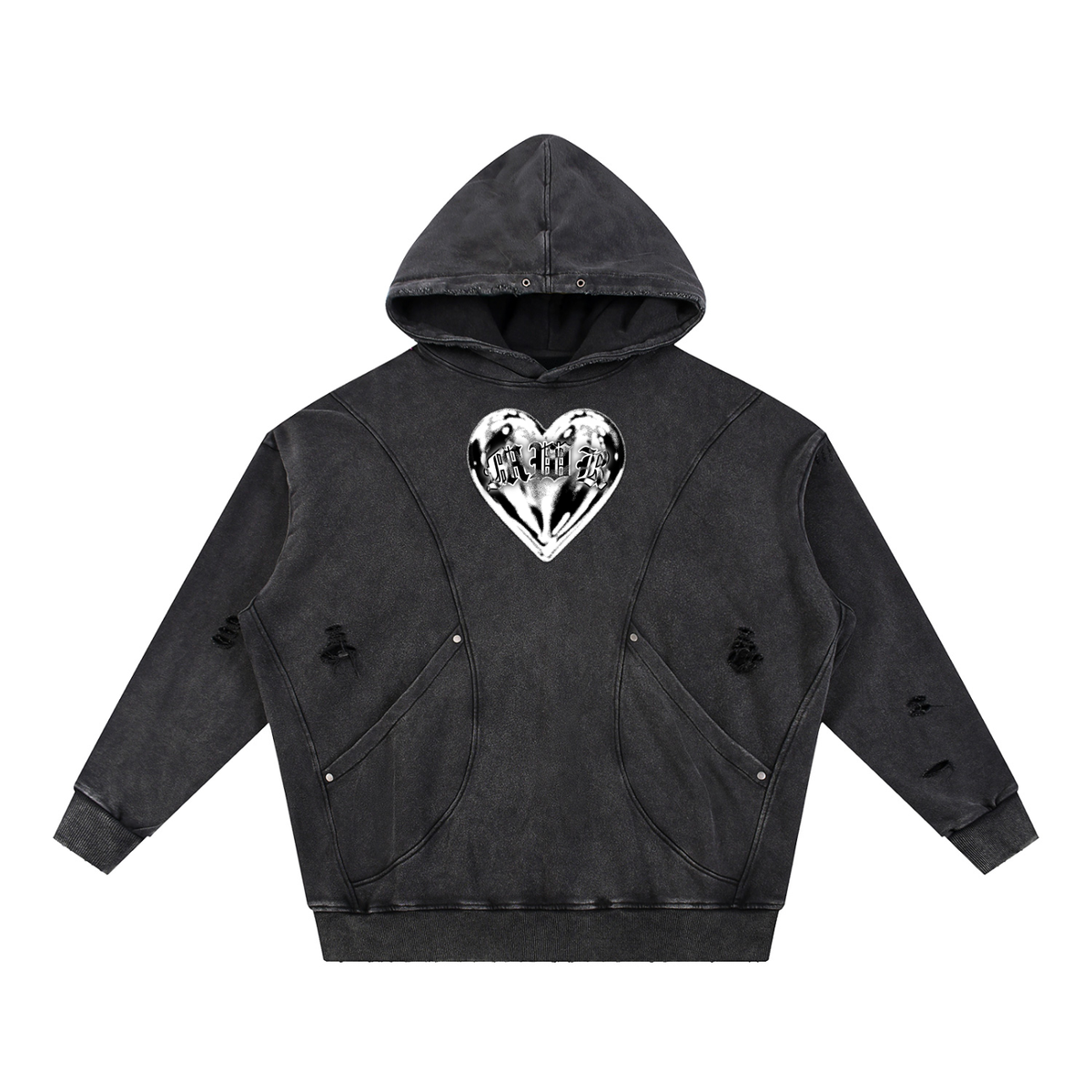 Snow Washed “Tuff Luv” Hoodie