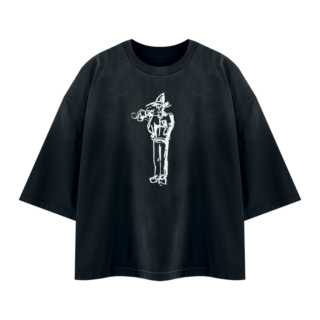 Sun Faded “Pretty Boy” Tee (Black)
